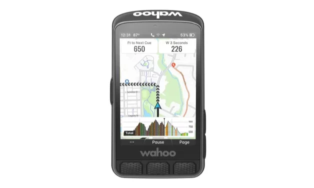 FUITE DU NOUVEAU COMPTEUR GPS – WAHOO ELEMNT ACE