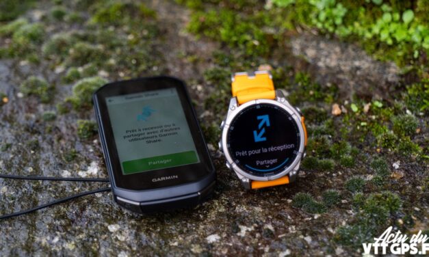 TUTORIEL : GARMIN SHARE – RETOUR DU PARTAGE ENTRE APPAREILS GARMIN